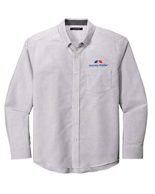 Money Mailer Port Authority® SuperPro™ Oxford Stripe Shirt