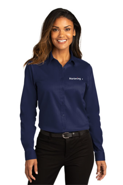 Marketing.com Port Authority Women's Long Sleeve SuperPro React